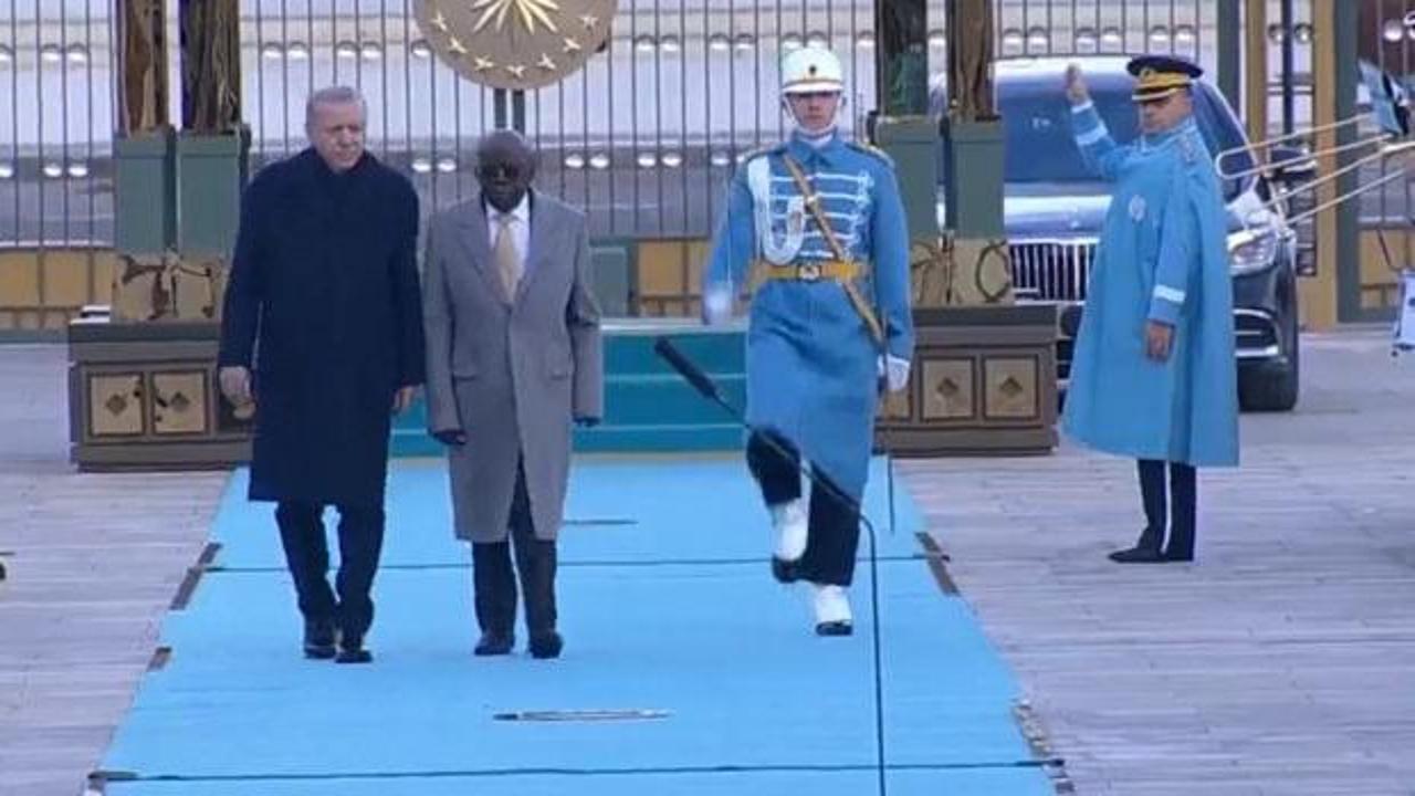 Cumhurbaşkanı Erdoğan, Nijerya Cumhurbaşkanı Tinub'u ağırlıyor